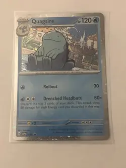Quagsire Pokemon Scarlet & Violet SVP 156 Cosmos Holo Black Star Promo NM - Image 1