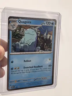 Quagsire Pokemon Scarlet & Violet SVP 156 Cosmos Holo Black Star Promo NM - Image 2