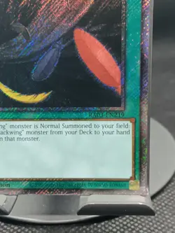 Black Whirlwind Yugioh RA03-EN219 Platinum Secret Rare PSR NM - Image 4