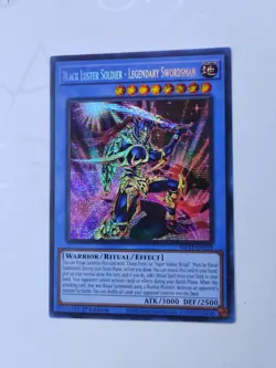 Black Luster Soldier Legendary Swordsman MP24-EN129 Prismatic Secret Yugioh Card - Image 1