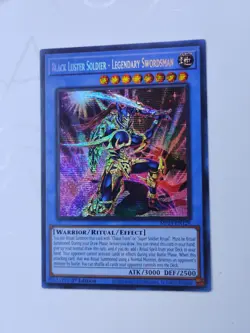 Black Luster Soldier Legendary Swordsman MP24-EN129 Prismatic Secret Yugioh Card - Image 2