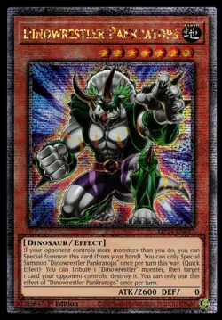 Dinowrestler Pankratops (Quarter Century Secret Rare) MP24-EN047 Yugioh Card - Image 1