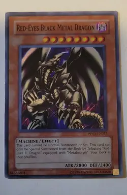 Red Eyes Black Metal Dragon - PP01-EN015 - Super Rare Unlimited Ed Yugioh LP - Image 1