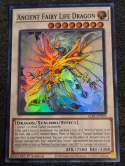 x1 Ancient Fairy Life Dragon - ALIN-EN039 - Super Rare - 1st Edition Yu-Gi-Oh! M - Image 1