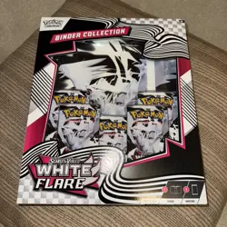 Pokemon TCG: Scarlet & Violet White Flare Binder Collection - New And Sealed! - Image 1
