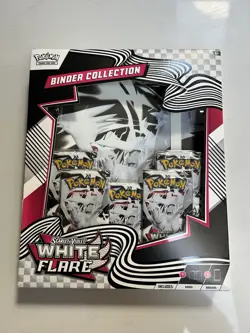 Pokemon TCG: Scarlet & Violet White Flare Binder Collection - New And Sealed! - Image 1