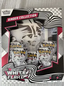 Pokemon TCG: Scarlet & Violet White Flare Binder Collection - New And Sealed! - Image 1