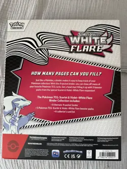 Pokemon TCG: Scarlet & Violet White Flare Binder Collection - New And Sealed! - Image 2