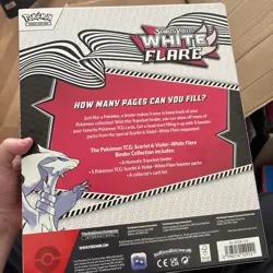 Pokemon TCG: Scarlet & Violet White Flare Binder Collection - New And Sealed! - Image 2