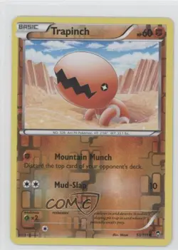 Trapinch Reverse Foil Pokemon XY Furious Fists #53 fm0 - Image 1