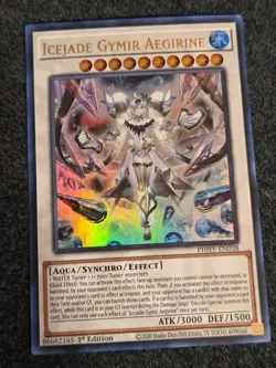 Yugioh Icejade Gymir Aegirine PHHY-EN038 Ultra Rare 1st Ed NM - Image 1