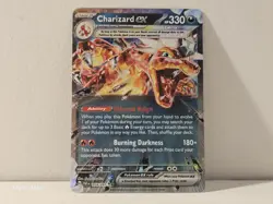 Pokemon TCG Charizard EX Double Rare Holo Card 054/091 Sv: Paldean Fates - Image 4