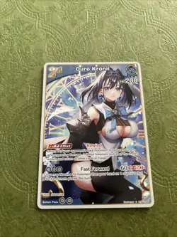 Ouro Kronii Foil - hBP01-095 SR NM Rare TCG Trading Card Game VTuber Waifu - Image 1