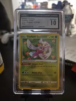 Radiant Tsareena Pokemon Card 2022 Silver Tempest CGC 10 Holo - Image 1