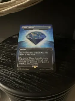 MTG Secret Lair Chaos Emerald (Lotus Petal) Blue Foil 7033, Actual Card In Pics - Image 2