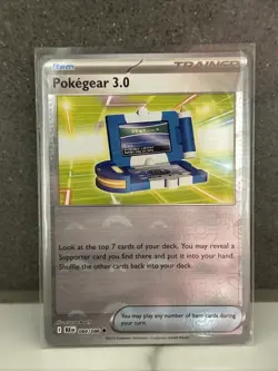 Pokegear 3.0 - 084/086 Black Bolt Poke Ball Holo Pokemon Card - Image 1