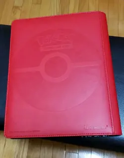 Ultra Pro Pokemon TCG Charizard 9 Pocket Leather Binder Red 360 Card Capacity - Image 3