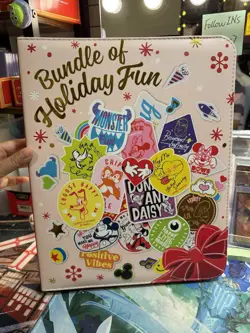 Card Fun Disney 100 Joy Festival Christmas 9 Pockets binder Double Sided US Sell - Image 1