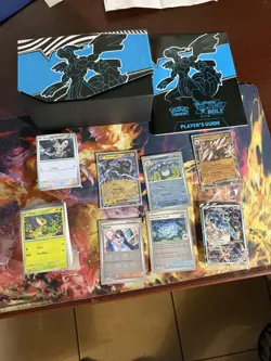 Pokemon Black Bolt 6 Lot Pokeball+Full Art!+150 bulks (common & holos) ebt+book - Image 1