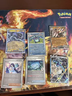 Pokemon Black Bolt 6 Lot Pokeball+Full Art!+150 bulks (common & holos) ebt+book - Image 5