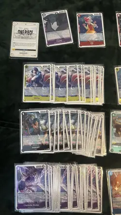 500 card NEAR MINT One Piece OP11 Rare Lot with additional SRs - Image 2