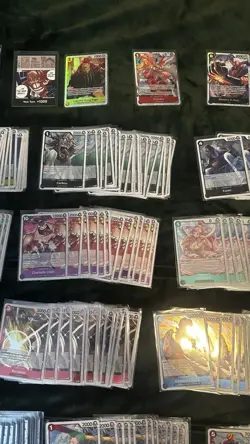 500 card NEAR MINT One Piece OP11 Rare Lot with additional SRs - Image 4