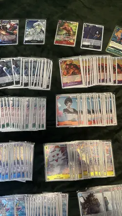 500 card NEAR MINT One Piece OP11 Rare Lot with additional SRs - Image 5