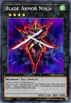 🔥YuGiOh TCG Blade Armor Ninja - Order of Chaos (ORCS) NEAR MINT🔥 - Image 1