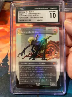 MTG Modern Horizons 3 Ulamog the Deflier Borderless Foil CGC 10 - Image 1