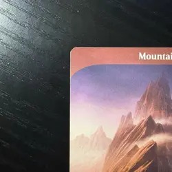 Mountain Land Regular MTG Unstable #215 LP - Image 2