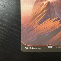 Mountain Land Regular MTG Unstable #215 LP - Image 4