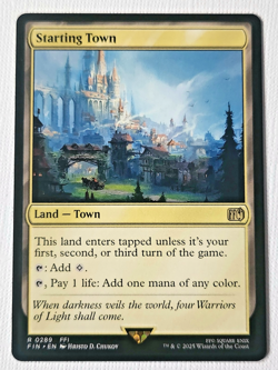 Magic The Gathering: MTG Starting Town-Land NF (FIN) Rare 0289 - Image 1
