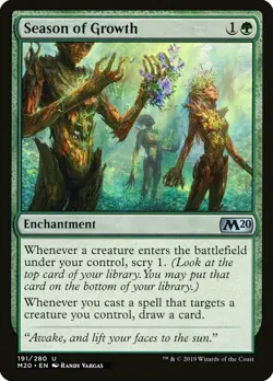 *FOIL* SEASON OF GROWTH NM M20 mtg Grey - Rare *FOIL* - Image 1