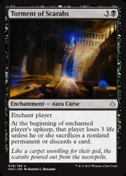 Torment of Scarabs - Light Play MTG Hour of Devastation - Image 1