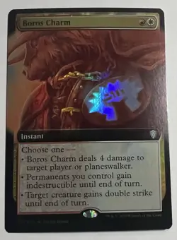 MTG: Commander Legends Boros Charm Uncommon Foil Ext Art CMR 687 - Image 1