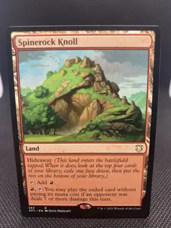 Spinerock Knoll MTG Commander Adventures in the Forgotten Realms NM, English - Image 1