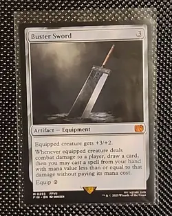 MTG Buster Sword (NM) - Final Fantasy - Regular Mythic - FREE SHIPPING - Image 1