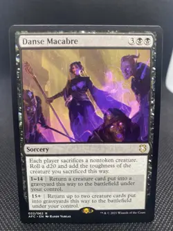 Danse Macabre R MTG Commander Adventures in the Forgotten Realms NM, English - Image 1