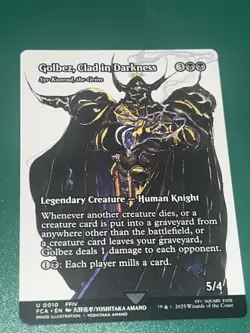 Golbez, Clad in Darkness, Syr Konrad, the Grim - FCA 0010 NM - MTG Magic - Image 1