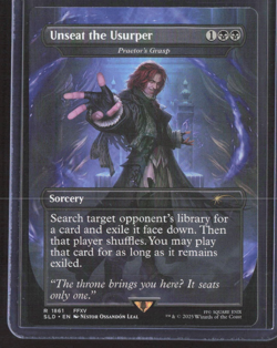MTG Final Fantasy UNSEAT THE USURPER Praetor's Grasp #1861 Secret Lair Magic - Image 1
