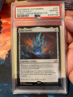 MTG Ikoria Lair of Behemoths The Ozolith PSA 10 - Image 1