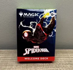 In Hand MTG Spiderman Welcome Deck - SDCC 2025 Magic The Gathering GREEN DECK - Image 1