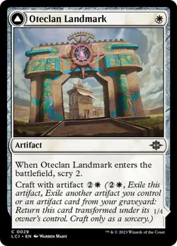 Oteclan Landmark/Levitator 29 LCI Artifact Scry Craft Flying Golem 2023 MTG Mahy - Image 1