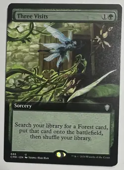 MTG: Commander Legends Three Visits Uncommon Ext. Art CMR 686 - Image 1
