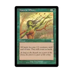 WOTC MtG Mercadian Masques Natural Affinity (R) EX - Image 1