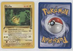 Pikachu (Italian) Pokemon World Collection Promo #27 2000 u3f - Image 3