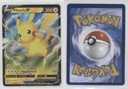 Pikachu V Pokemon Sword & Shield Fusion Strike #086 0m0g - Image 3