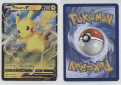 Pikachu V Pokemon Sword & Shield Fusion Strike #086 1ut - Image 3