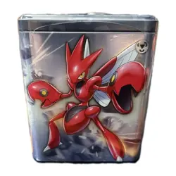 2024 Pokemon TCG Collectible Stacking Tin Scizor - METAL ENERGY - Image 1