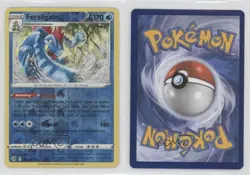 Feraligatr Reverse Foil Pokemon Sword & Shield Fusion Strike #057 0r6v - Image 3